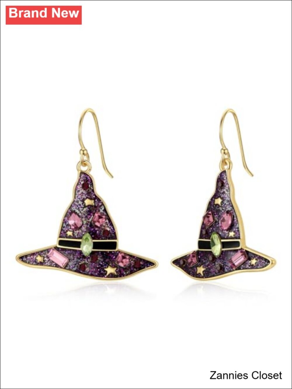 👻 Halloween Earrings Witch Hat Pumpkin Ghost Skull Spider Hypoallergenic